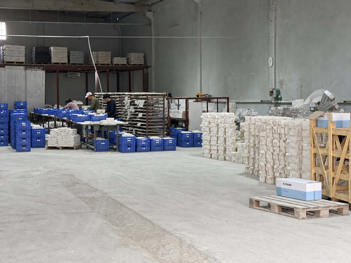 Lidamer Stone factory, Emballage