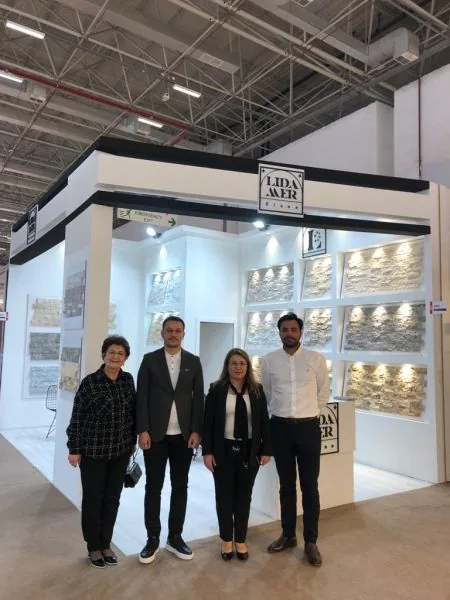 Lidamer Stone stand at Marble İzmir natural stone fair (6)