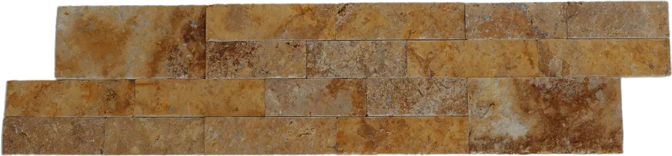 Gold Split face ledger panel 6 × 24, one panel