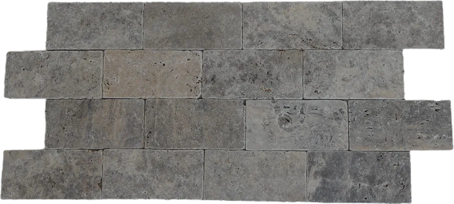 Silver Getrommelte Mosaike
