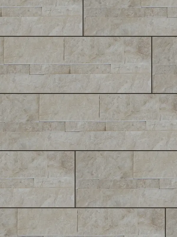 Diana Royal 6x24 split face ledger panel wall